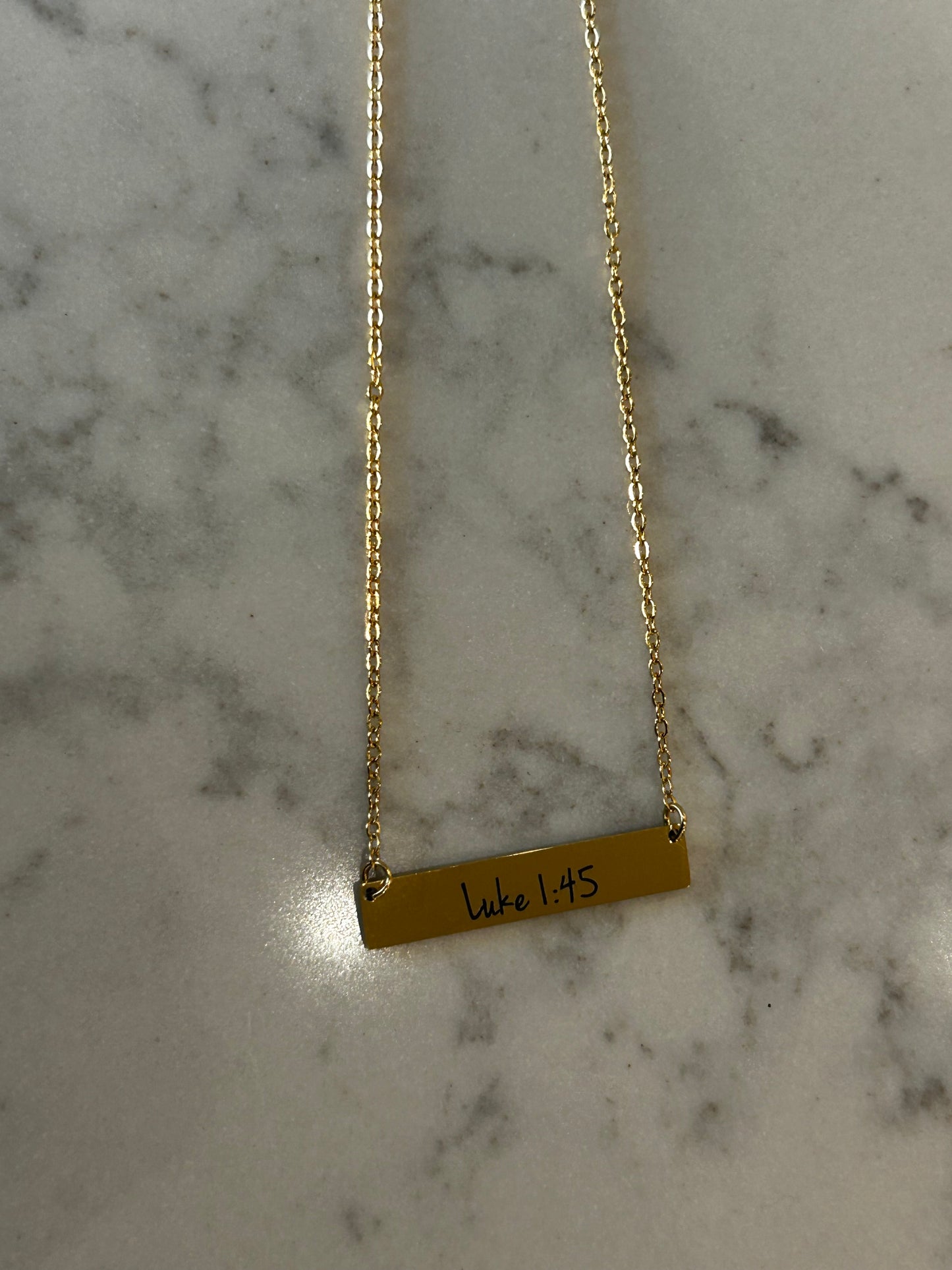 Luke 1:45 Necklace