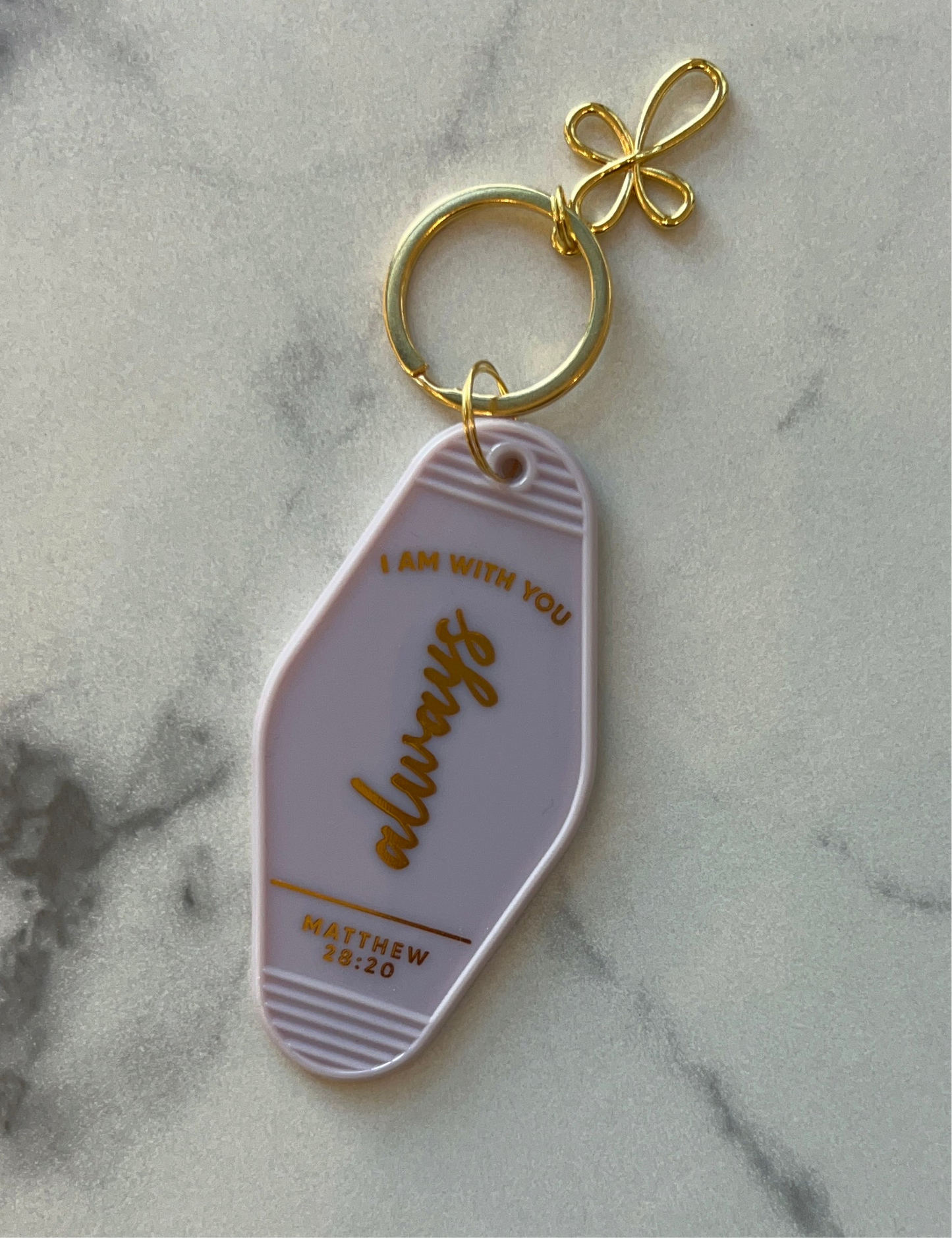 I Am Always With You Hotel Key Chain