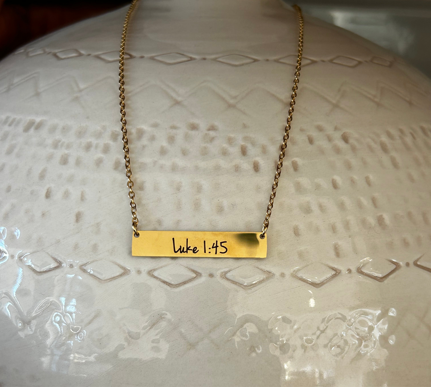 Luke 1:45 Necklace