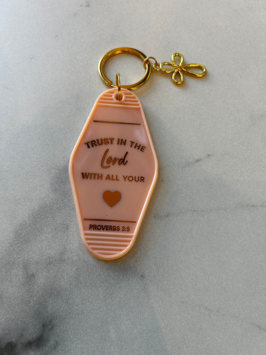 Trust in The Lord Hotel Key Chain