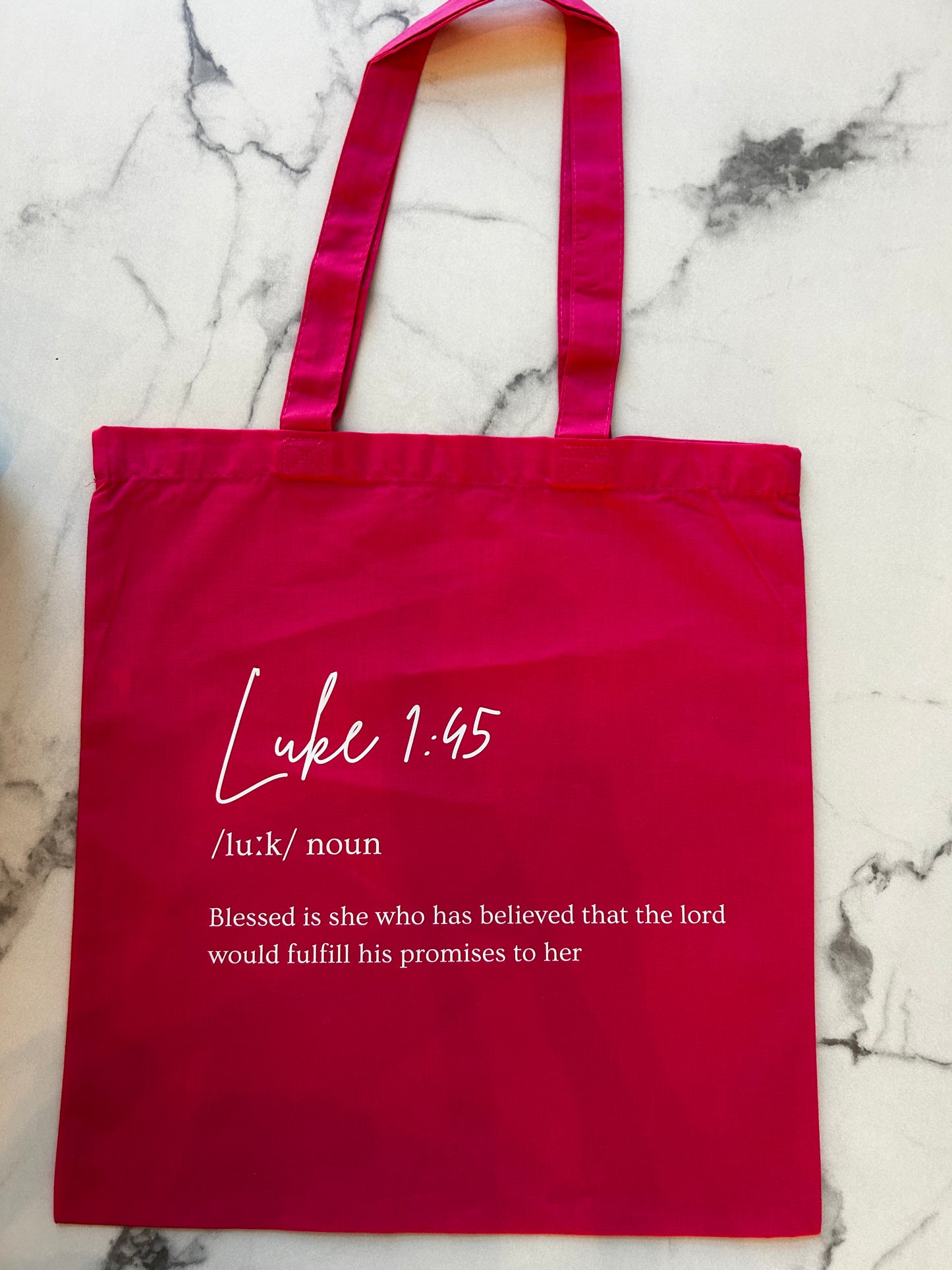 Luke 1:45 Tote