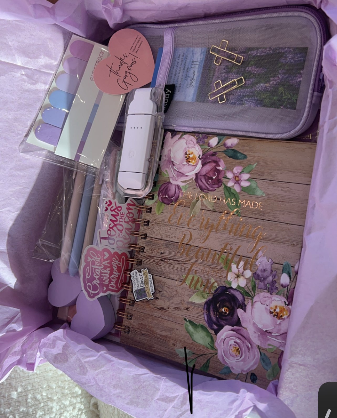 Purple Journal Essential Box